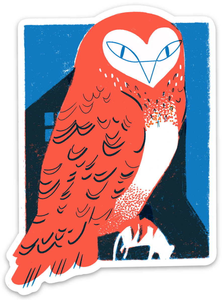 Night Owl - Vinyl Sticker