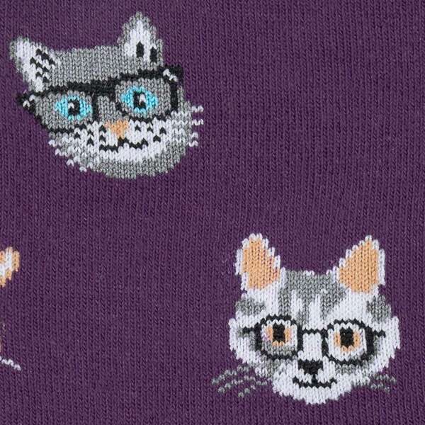 Women's Crew Sock: Smarty Cats