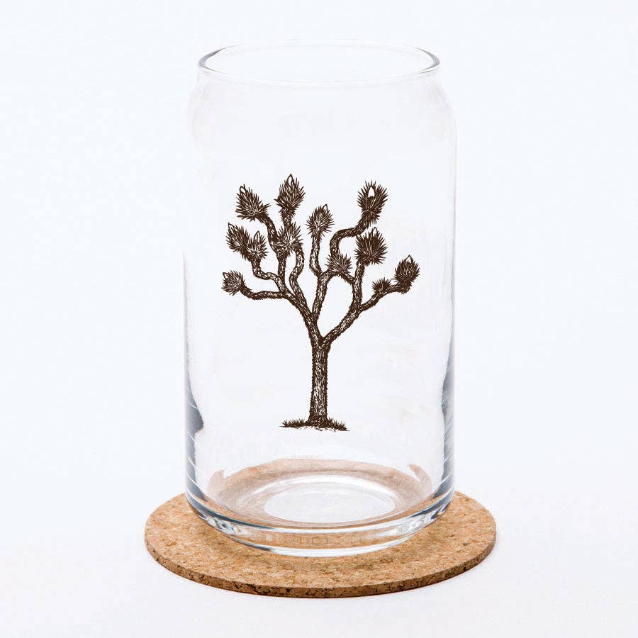Joshua Tree Can Glass | Glass Cup | Iced Coffee Cup