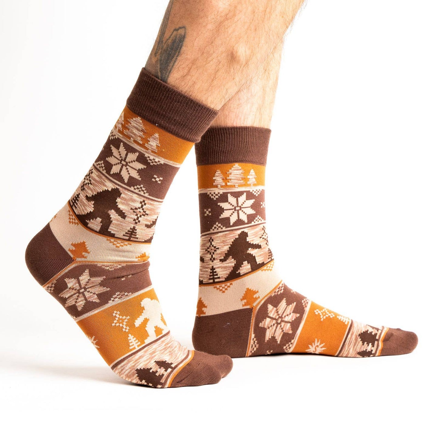 Men's Crew Holiday Sock: The Big-foot Lebowski