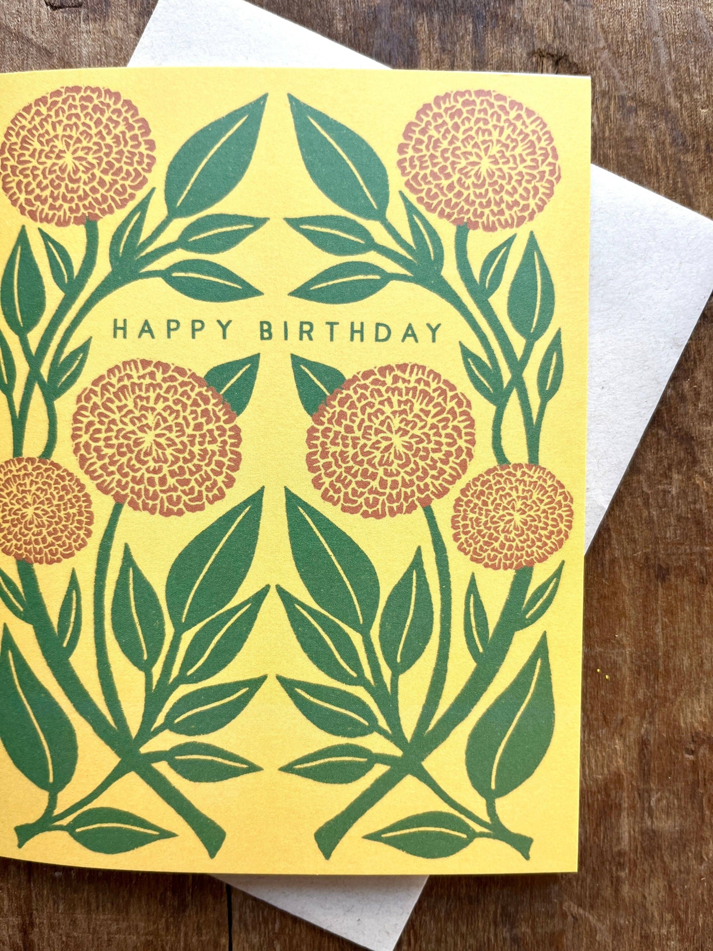 "Happy Birthday," Greeting Card