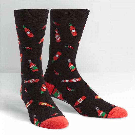Men's Crew Sock: Hot Sauce