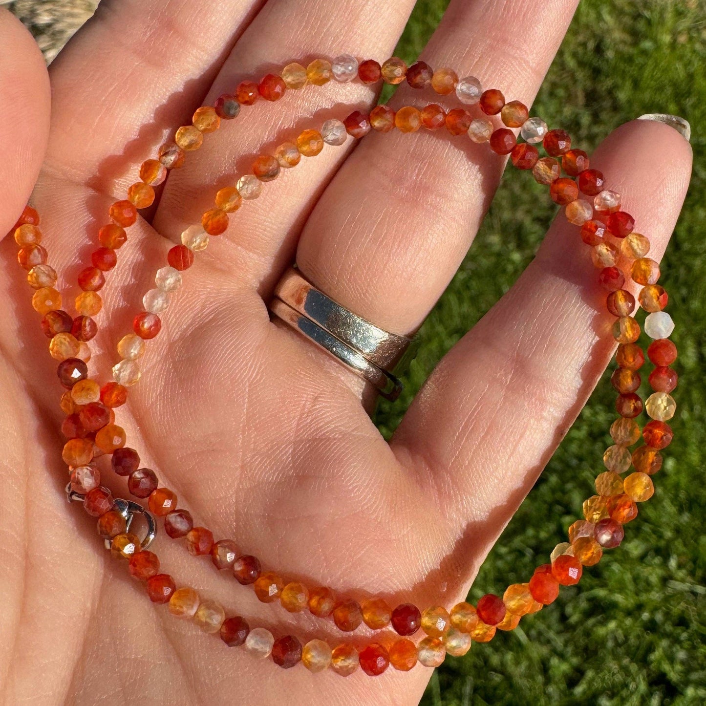 Gemstone Necklace: Rainbow Tourmaline