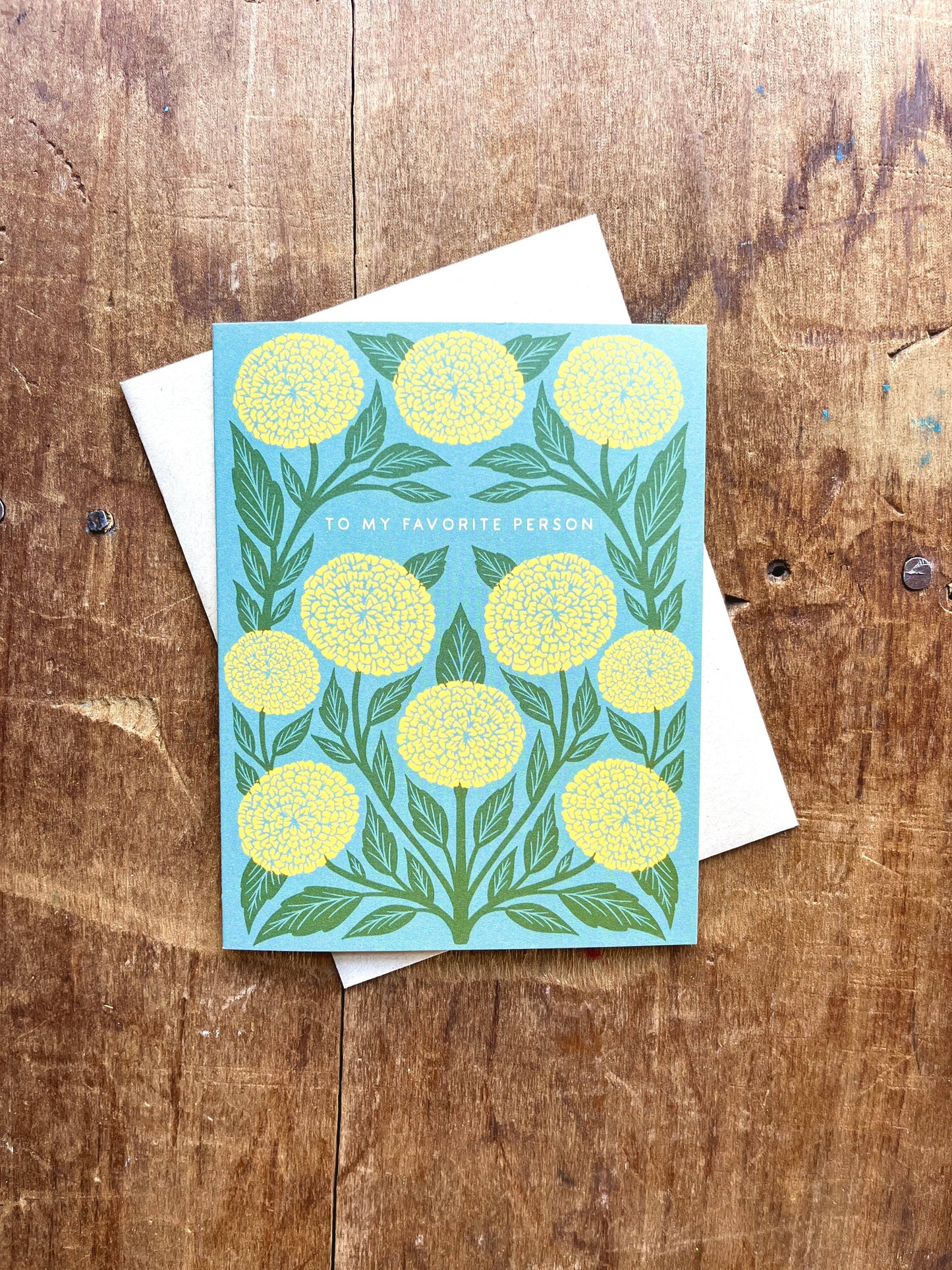 "To My Favorite Person," Greeting Card