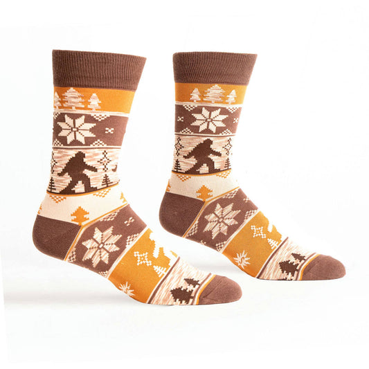 Men's Crew Holiday Sock: The Big-foot Lebowski