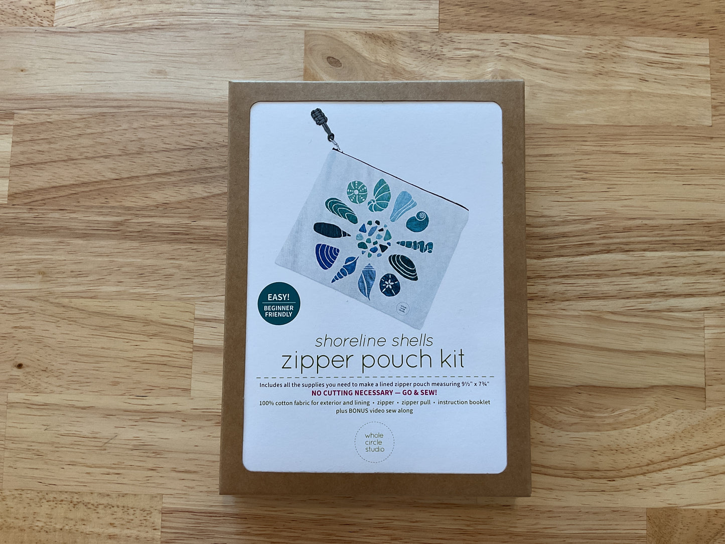 Shoreline Shells Zipper Pouch Kit