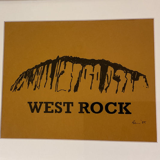 West Rock framed print