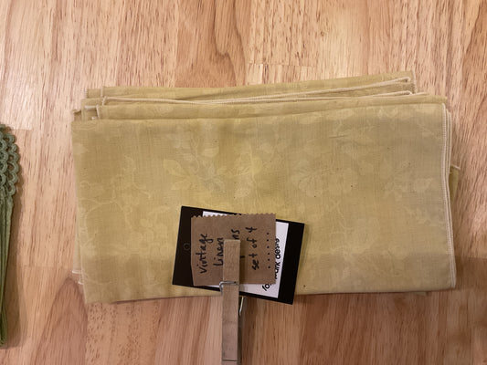Up dyed vintage napkins
