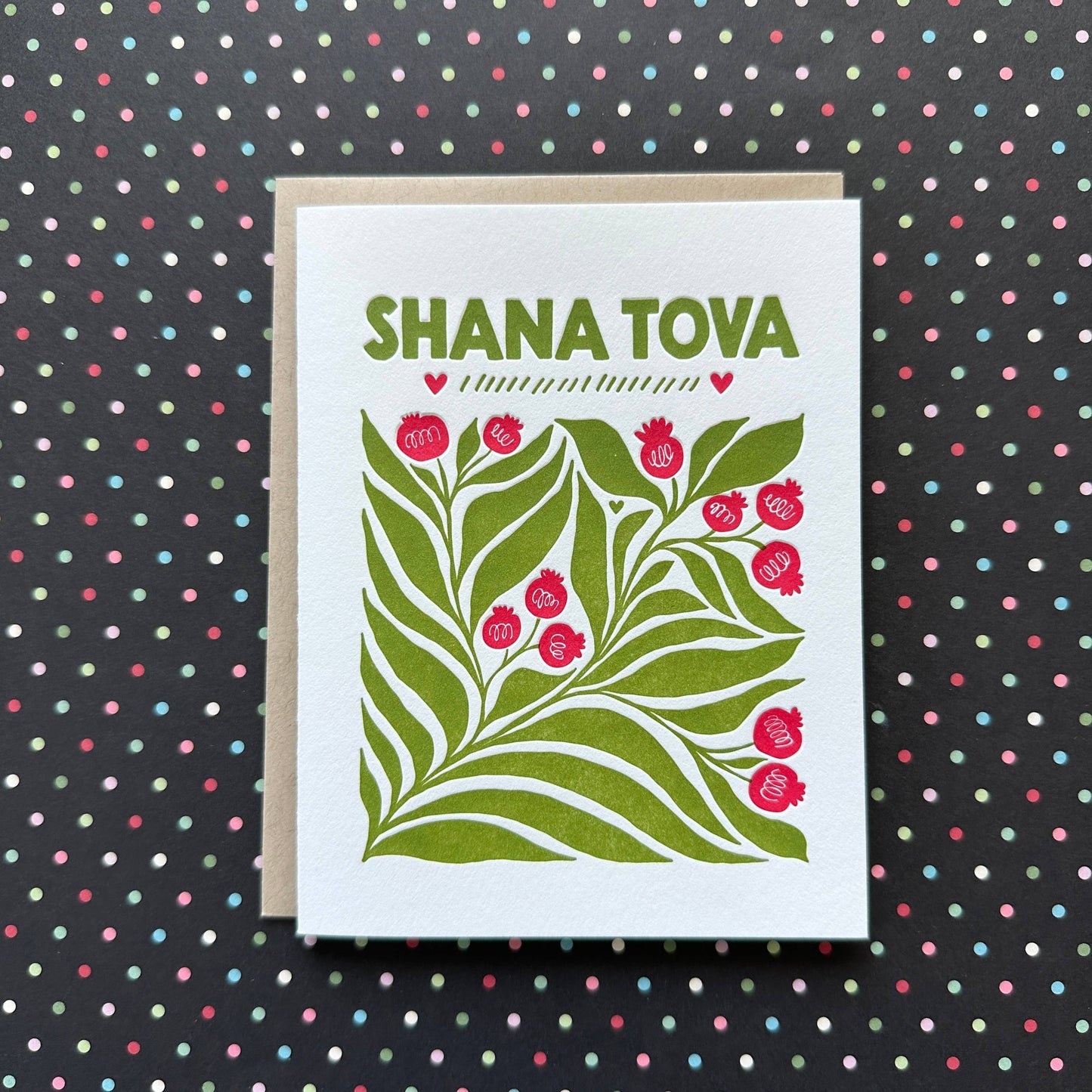 Shana Tova Two - letterpress card