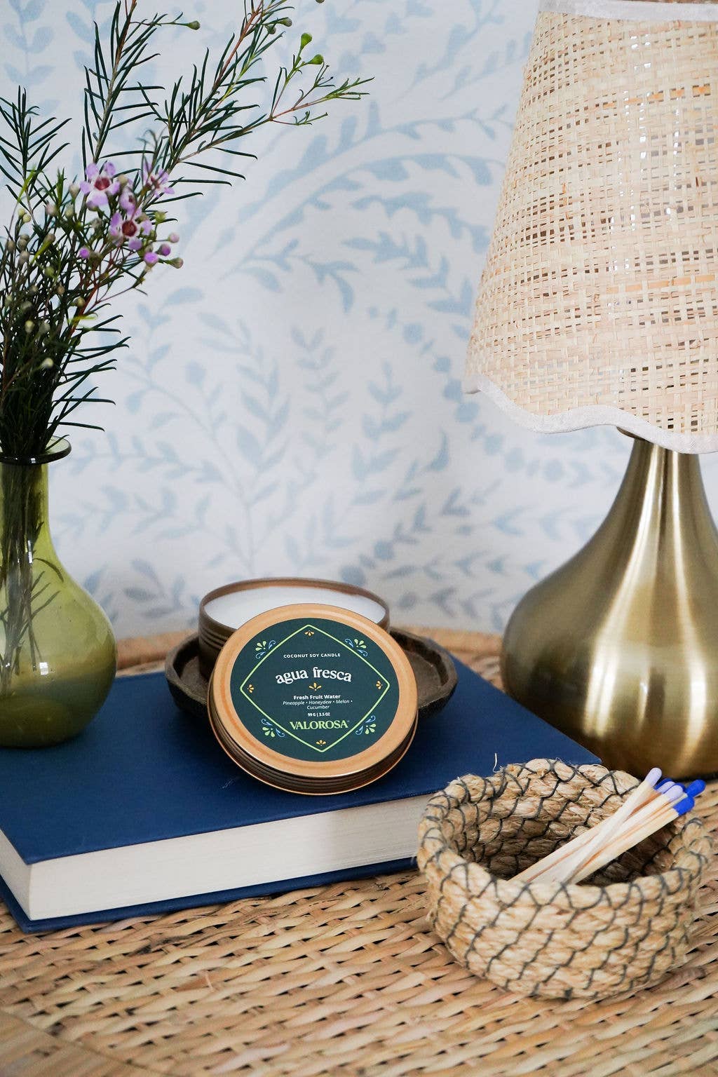 Agua Fresca Candle Tin | Pineapple Melon & Cucumber Water