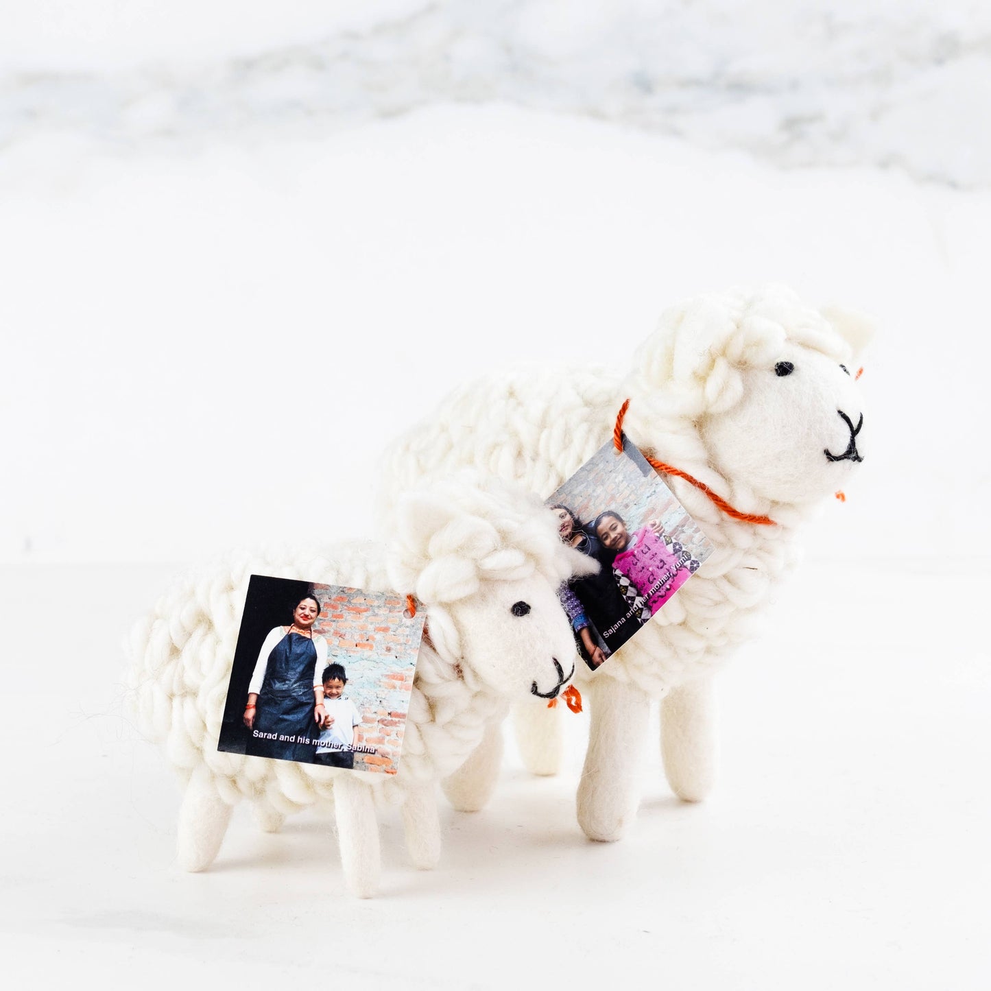 Toys - Sheep - Wooly White - Small or Large: Small