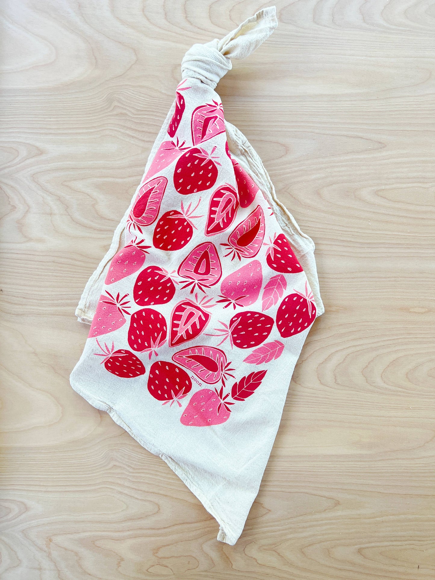 Strawberries Tea Towel