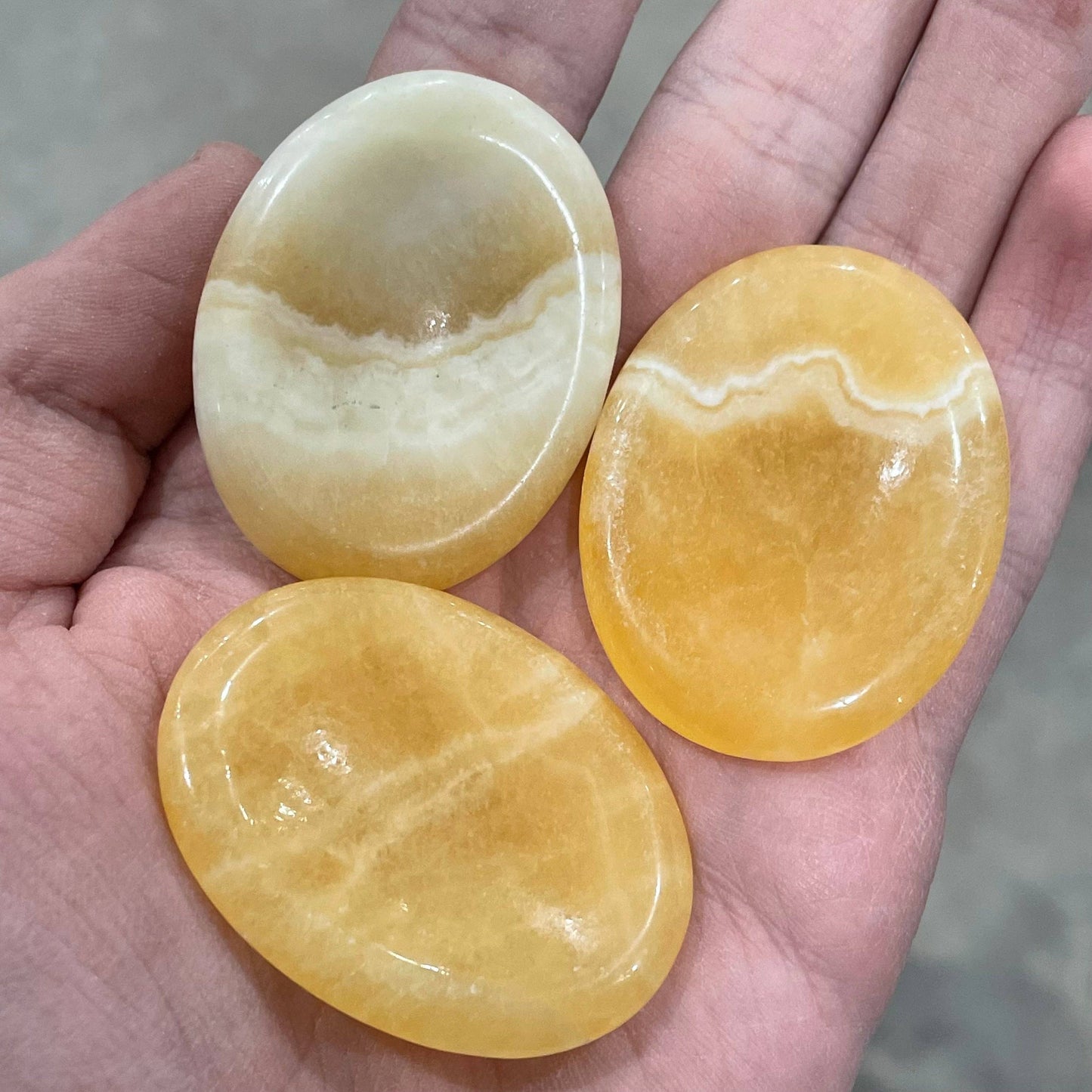 Oval Gemstone Worry Stones