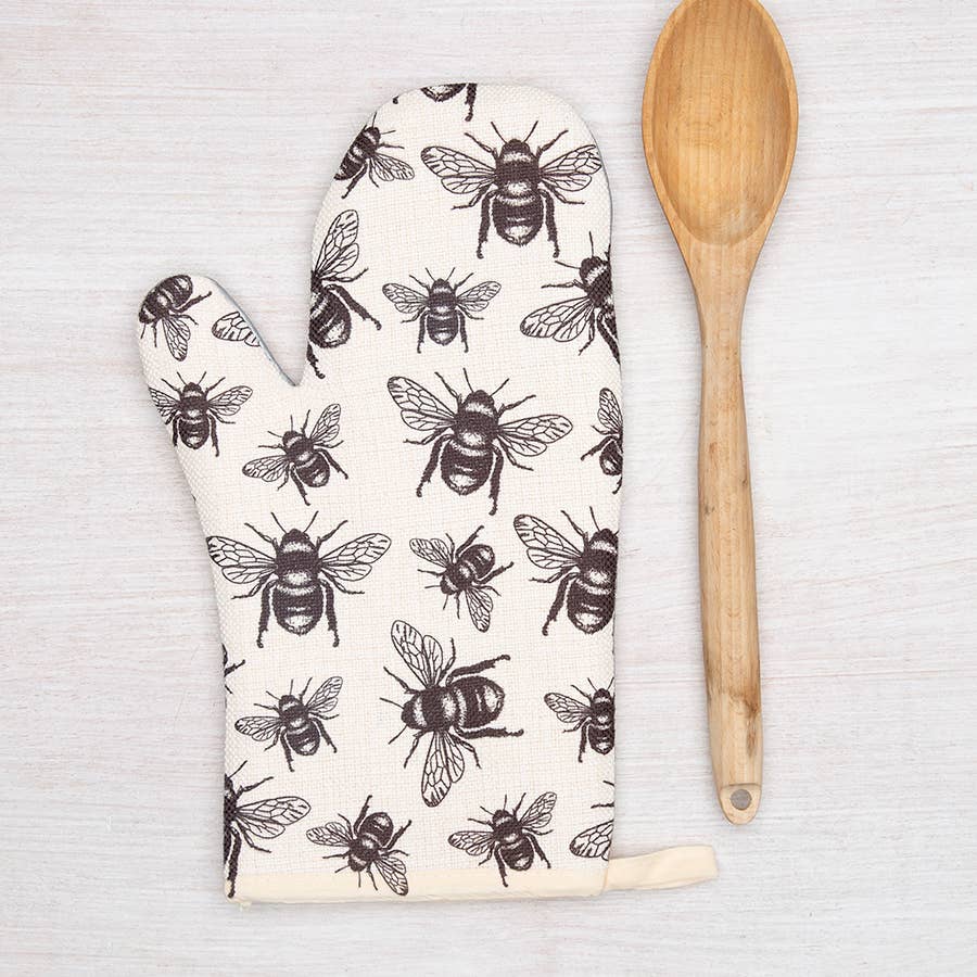 Honey Bee Oven Mitt | Heat Resistant | Right Hand