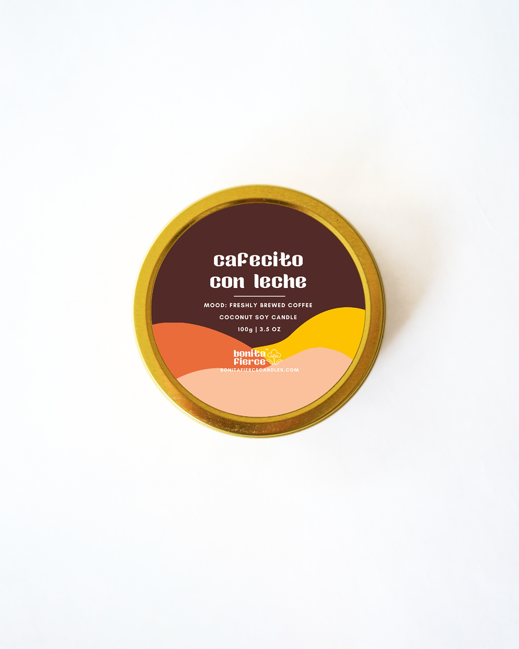 Cafecito Con Leche Candle Tin | Coffee & Milk