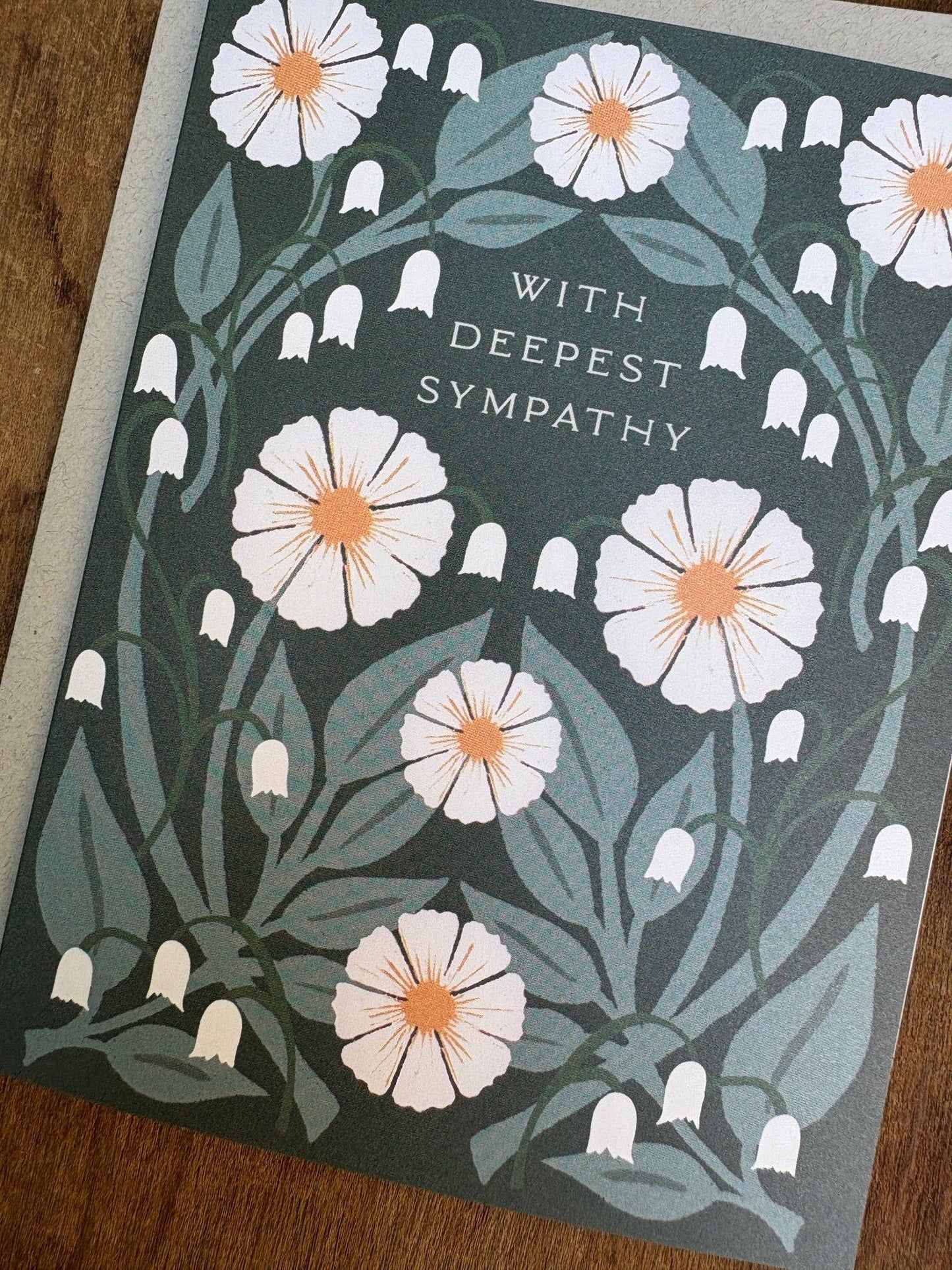 "With Deepest Sympathy," Greeting Card