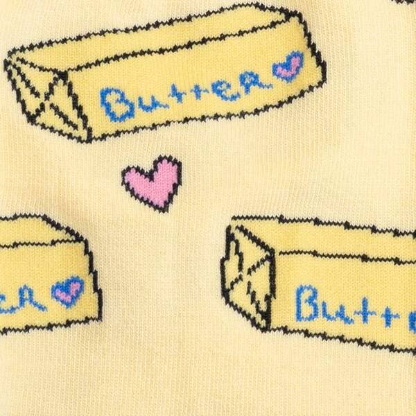 Women's Crew Sock: Butter Me Up
