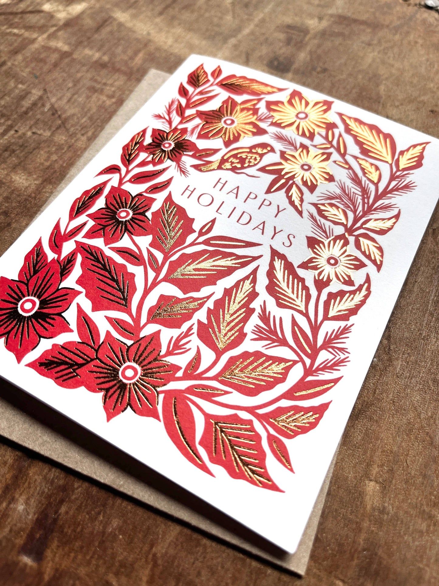 "Happy Holidays," Greeting Card: Box of Six