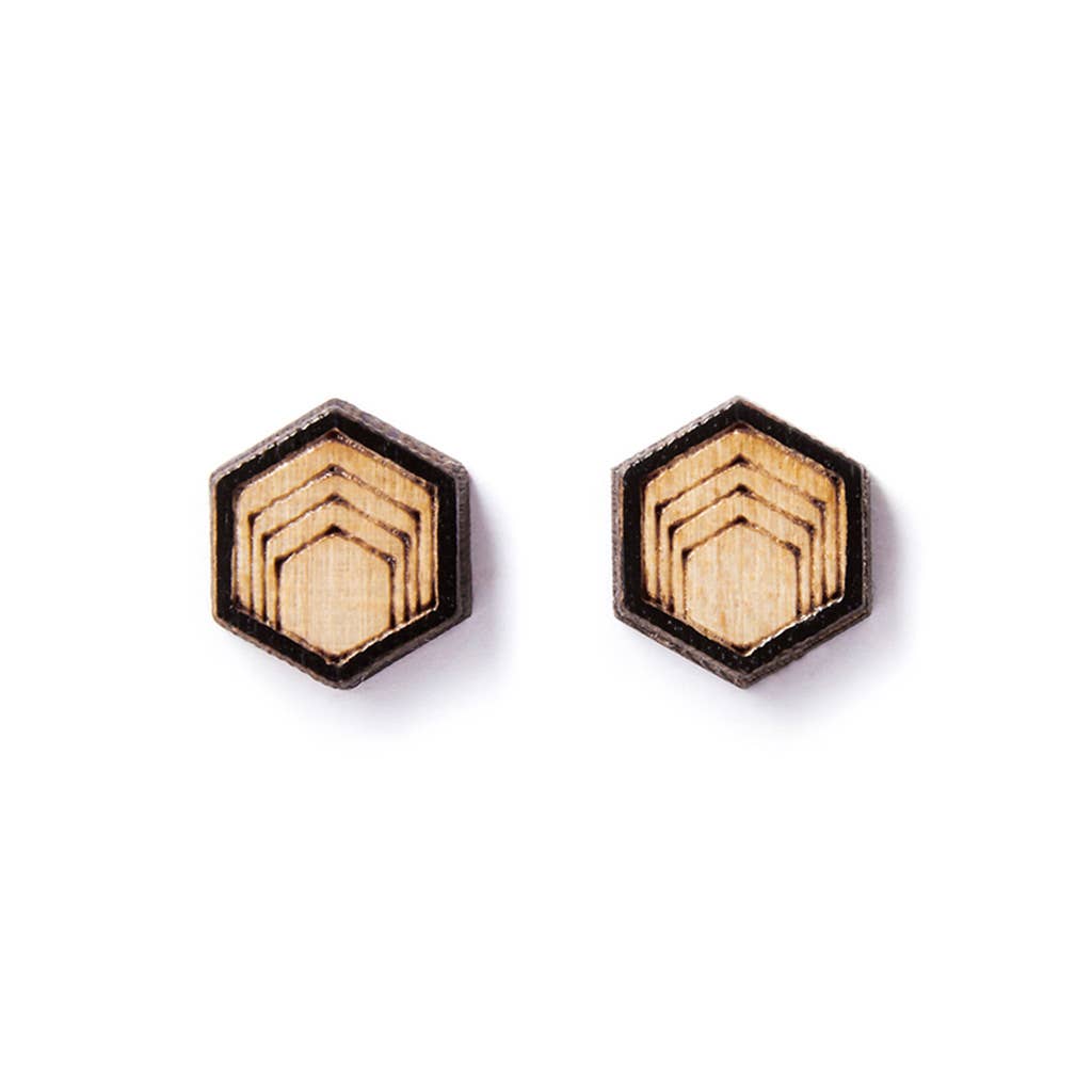 Hex Studs - More Colors: Teal