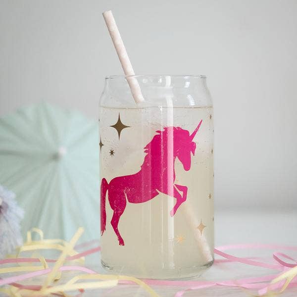 Unicorn Can Glass - Limited Stock