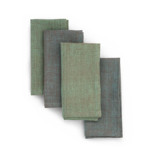 Cotton Napkins | Handwoven | Metallic | Set of 4 | Fair Trade