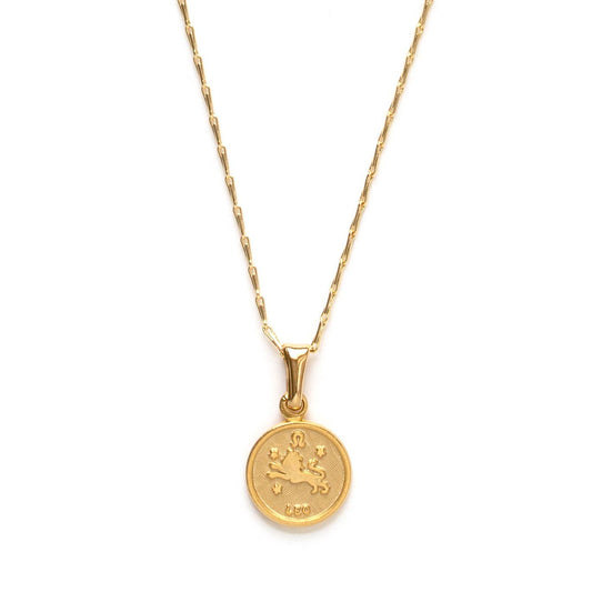 Tiny Zodiac Medallion- Singles: Leo