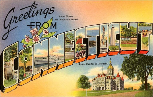 Postcard CT-32 Greetings from Connecticut