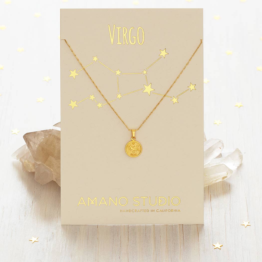 Tiny Zodiac Medallion- Singles: Cancer