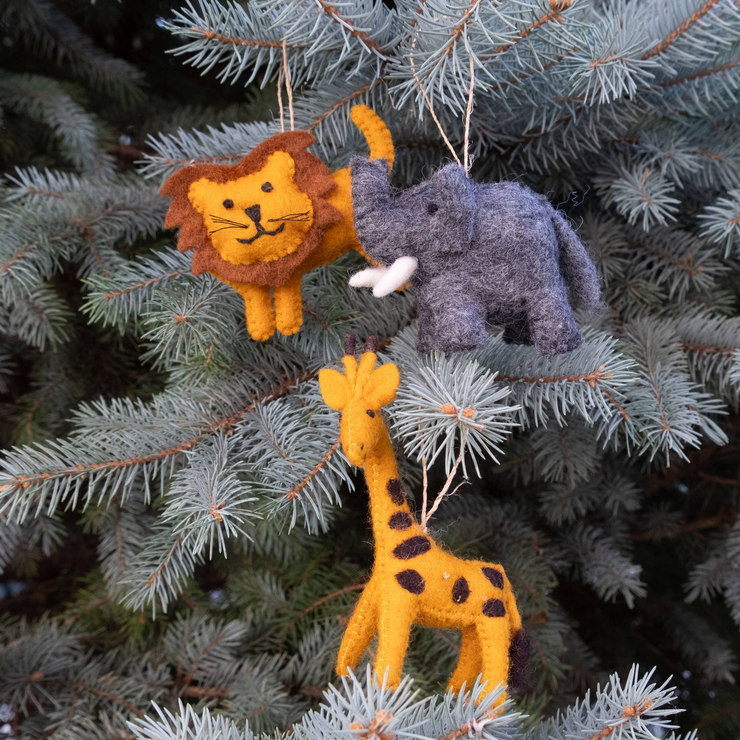 Ornament - Felt Elephant