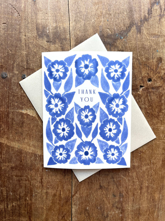 "Thank You," Greeting Card