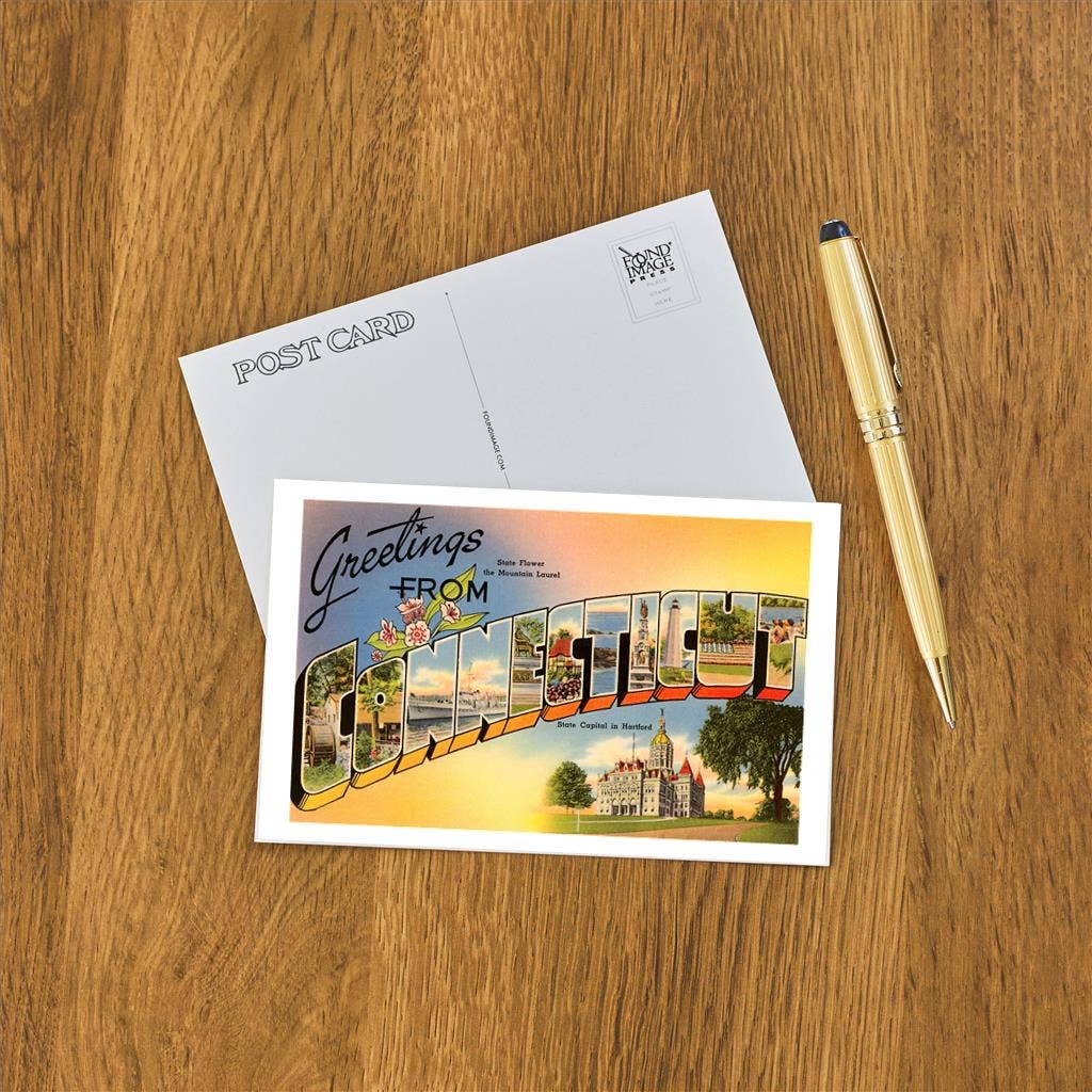 Postcard CT-32 Greetings from Connecticut