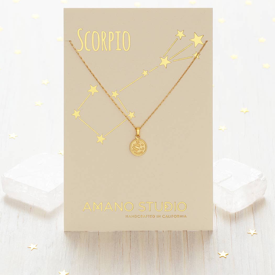 Tiny Zodiac Medallion- Singles: Capricorn