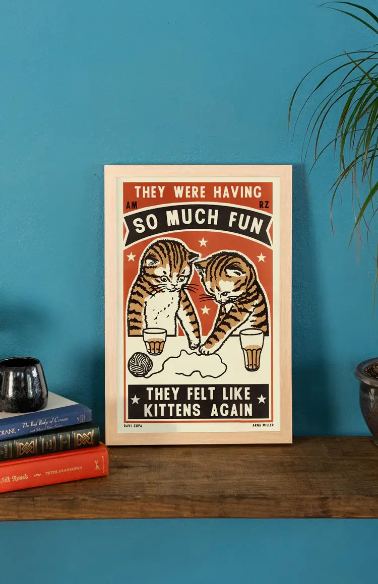 Kittens Again Print