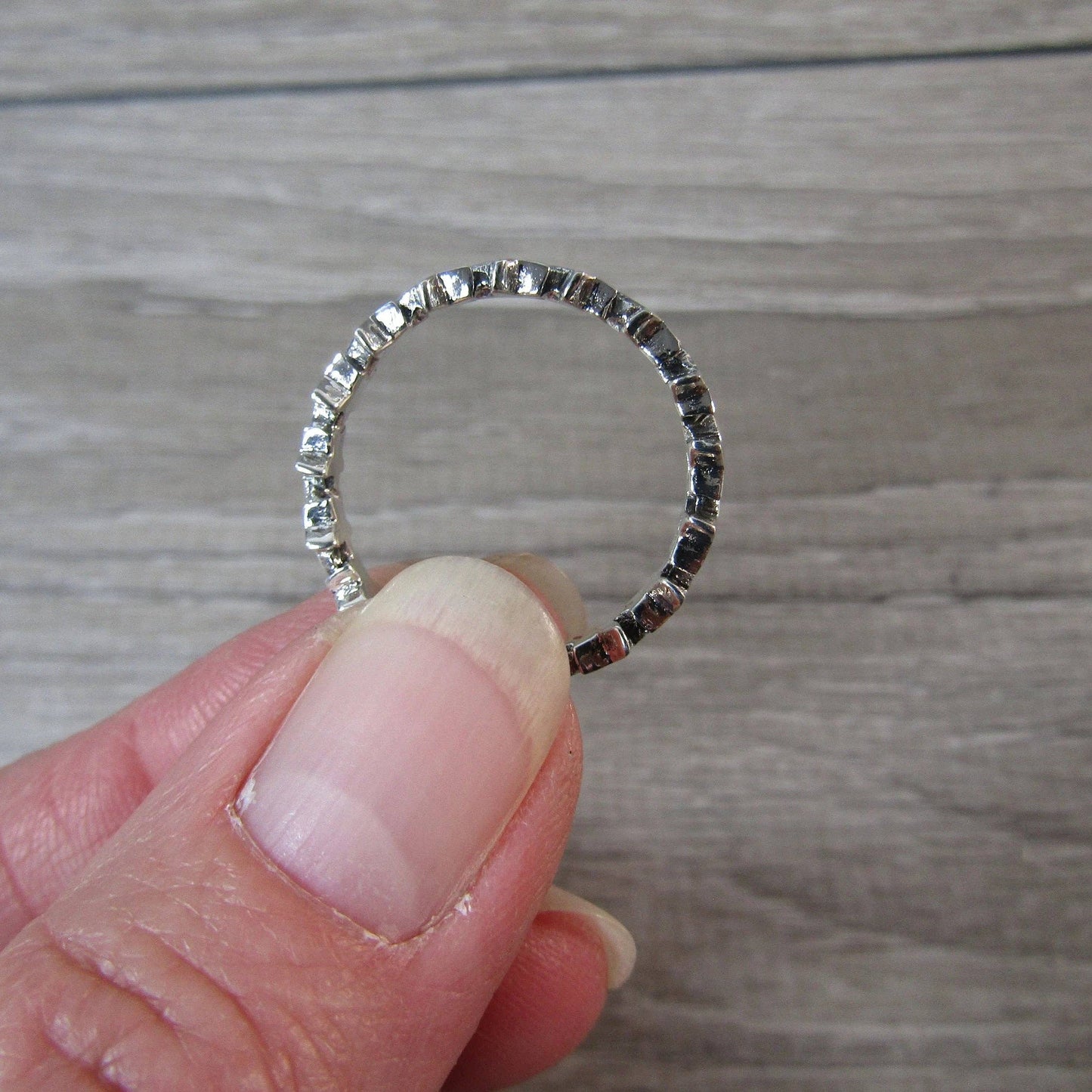 Sterling Silver Rings Stacking and Bands: Puzzle