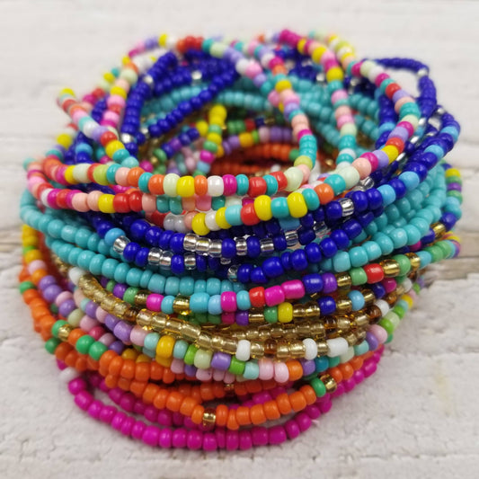 Multi Layered Seed Bead Bracelet/ Necklace