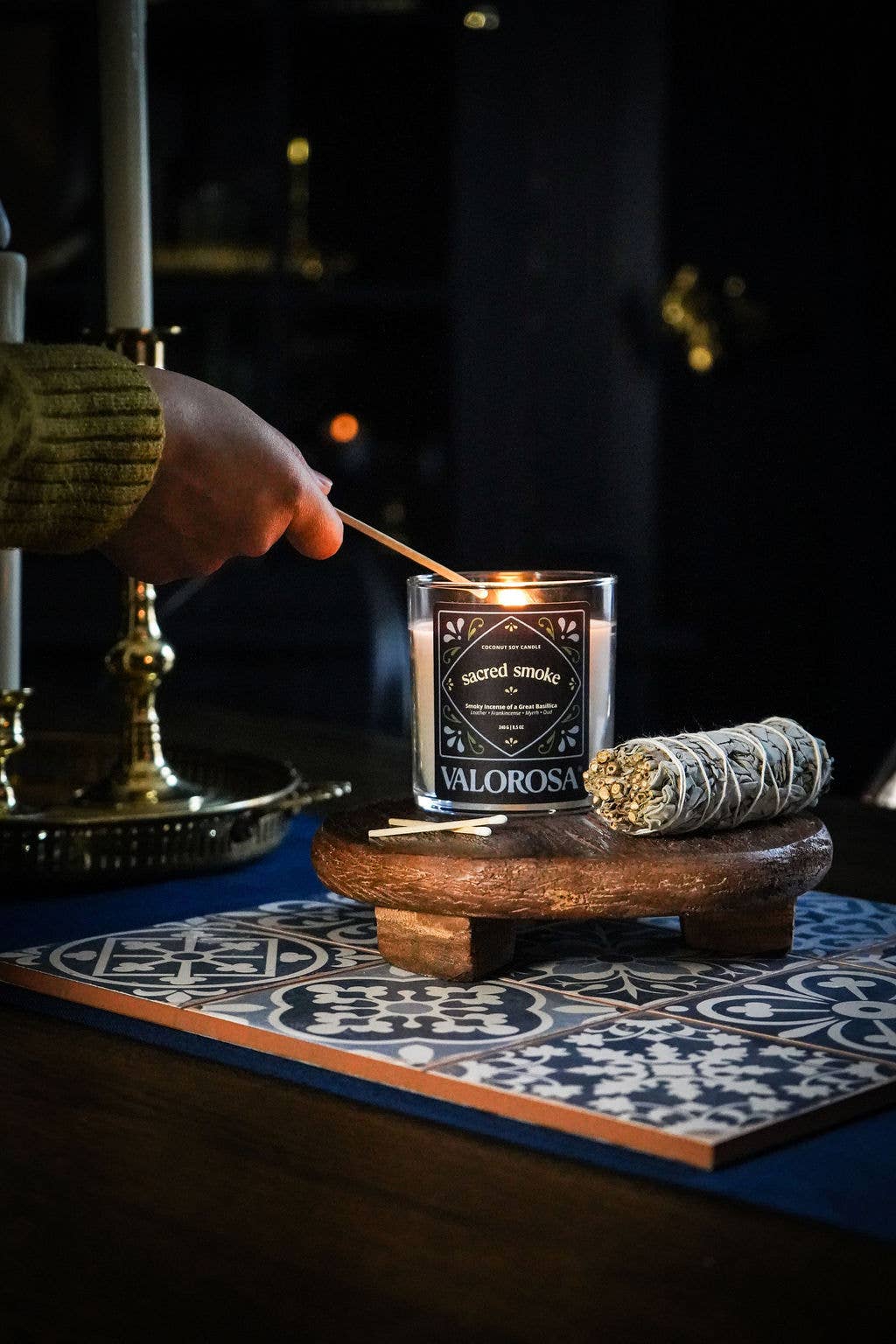 Sacred Smoke Candle | Frankincense, Myrrh, Oud Candle