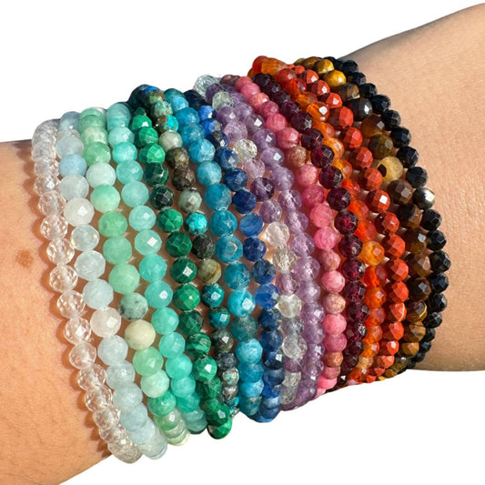 Crystal Bracelet: Chrysocolla