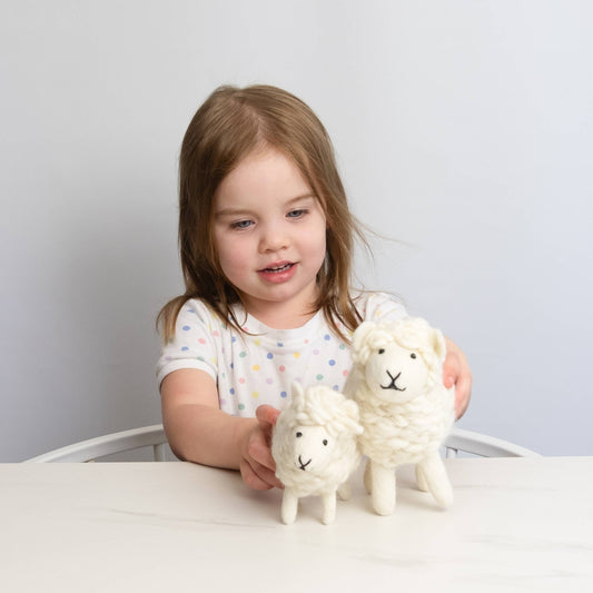 Toys - Sheep - Wooly White - Small or Large: Small