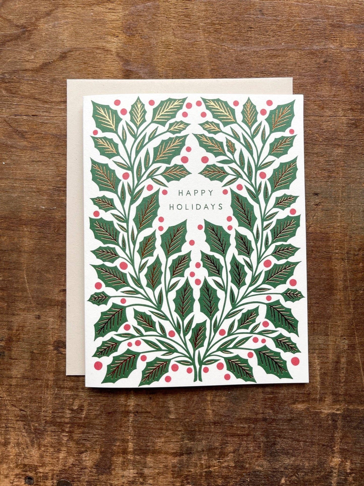 "Happy Holidays," Greeting Card: Box of Six