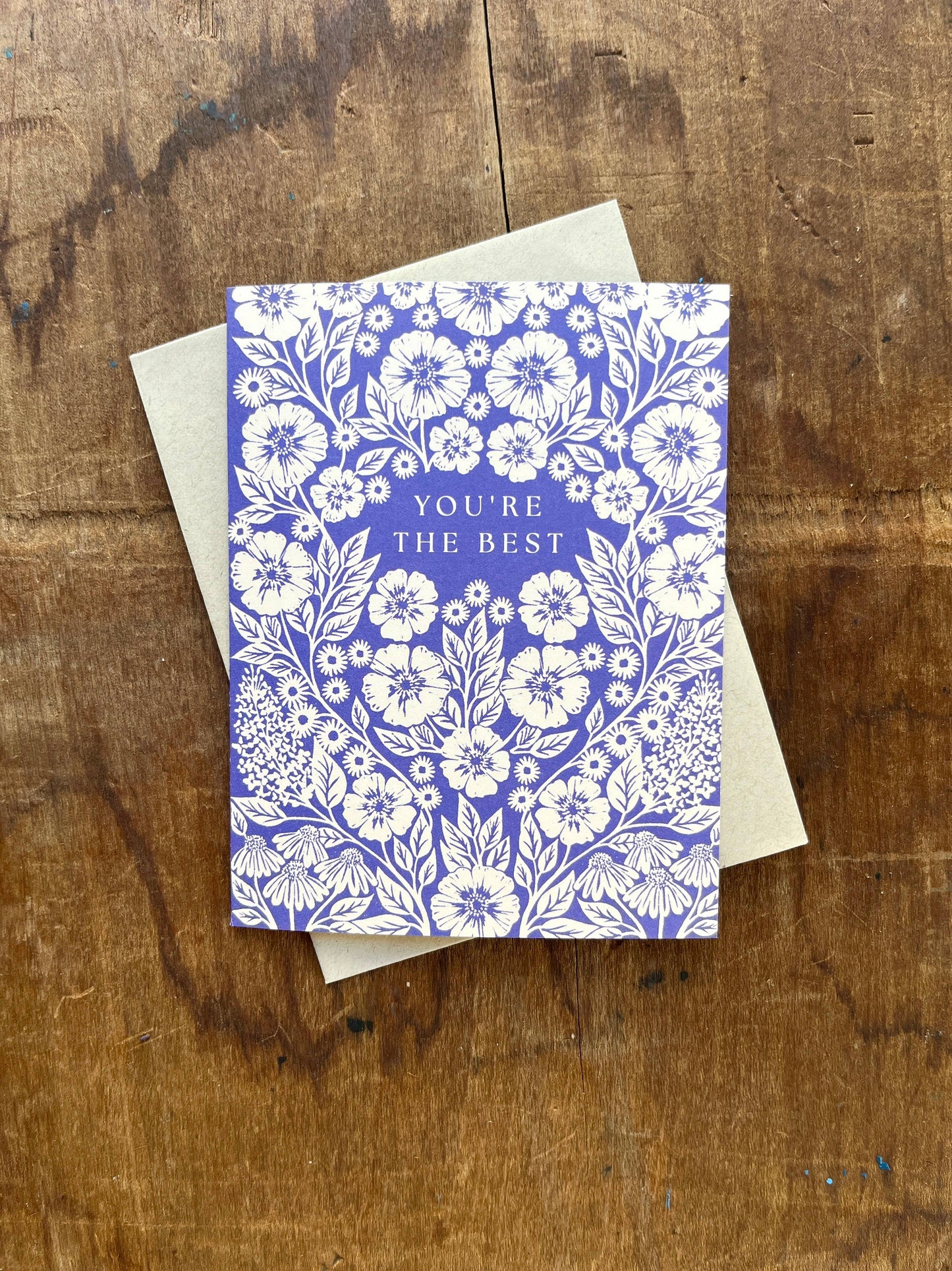 "You're The Best," Greeting Card