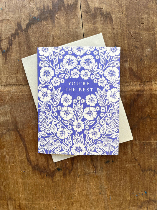 "You're The Best," Greeting Card