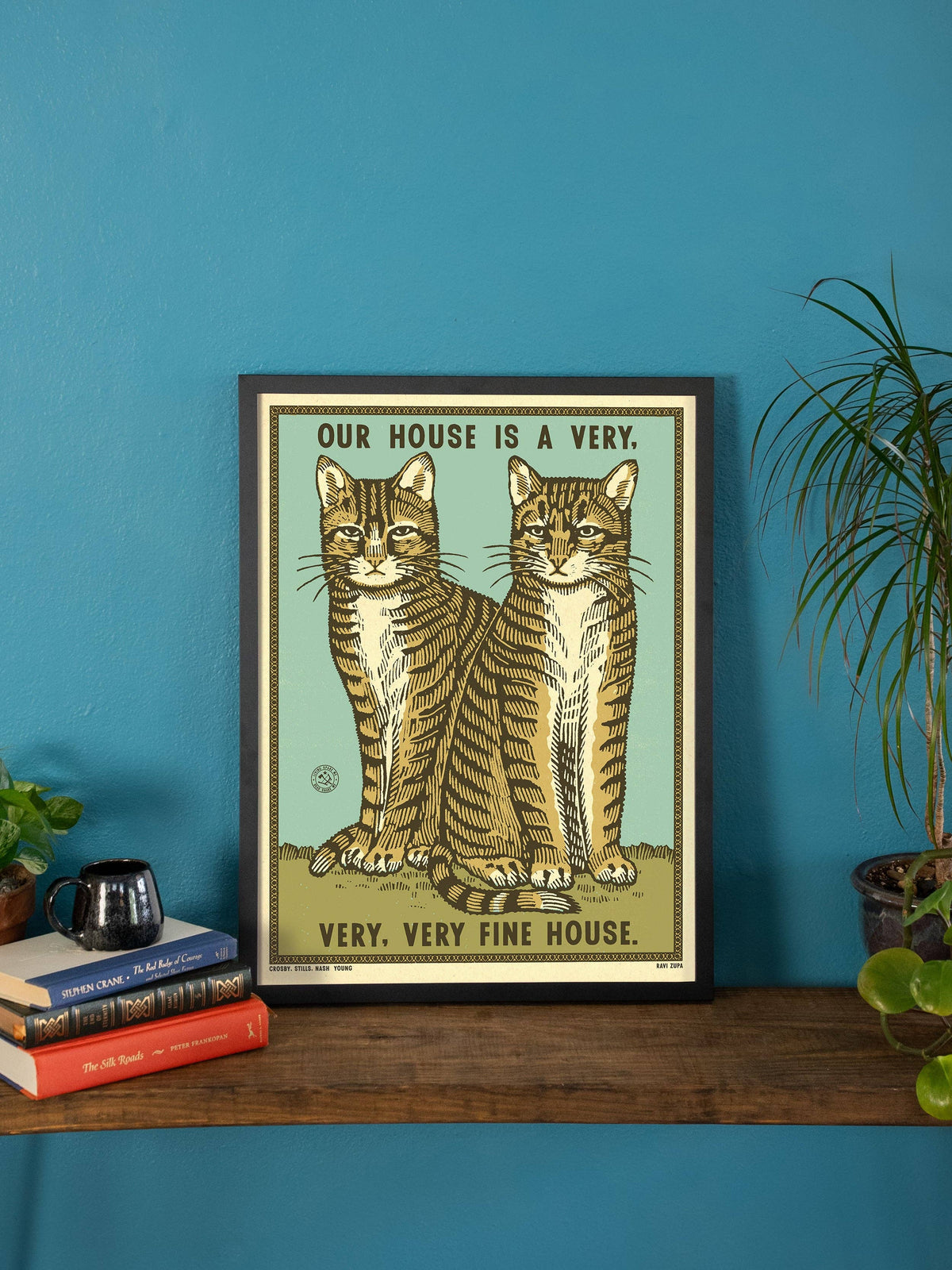 Very Fine House Print: 11"x17"