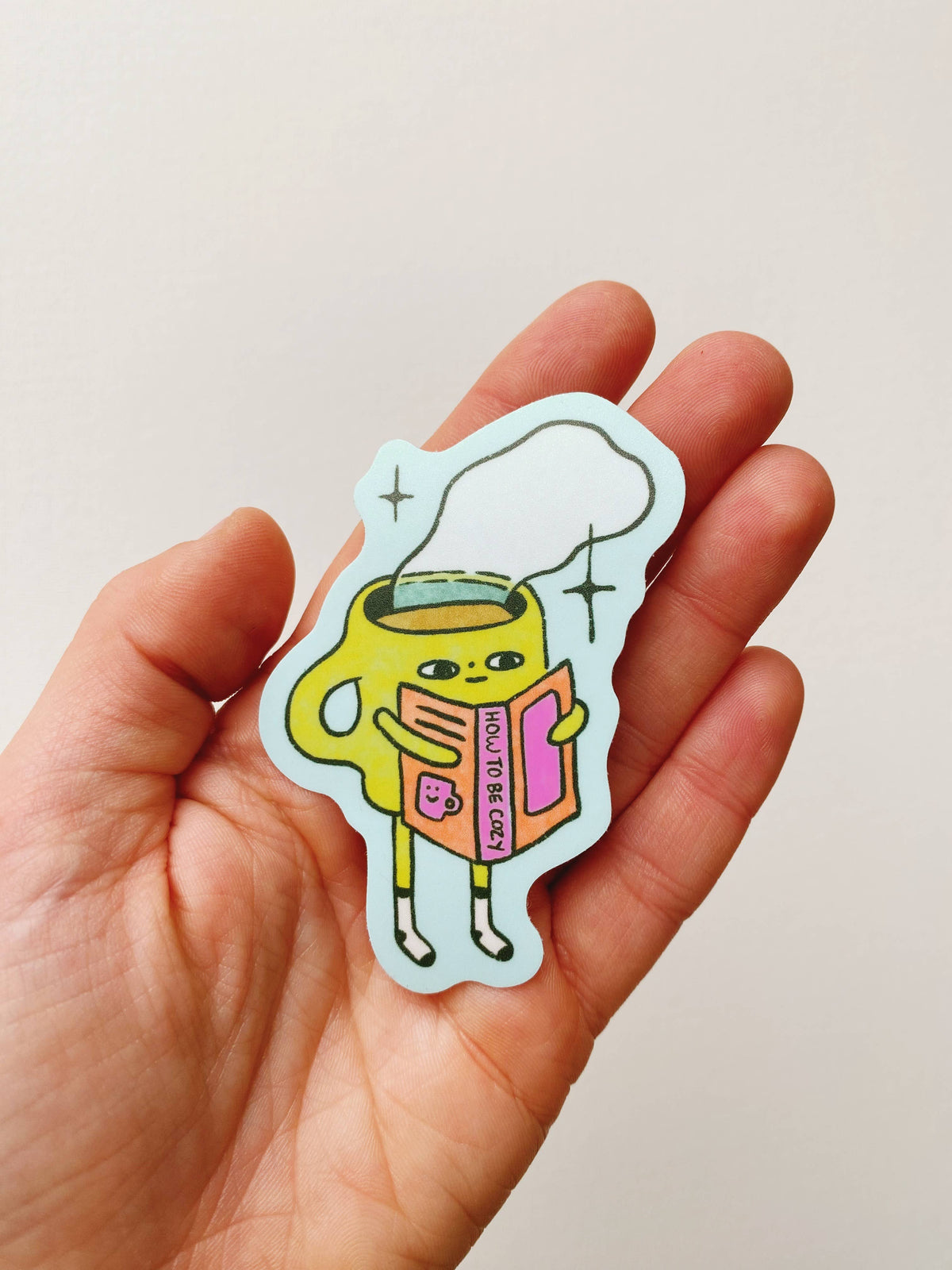 Sticker - how to be cozy