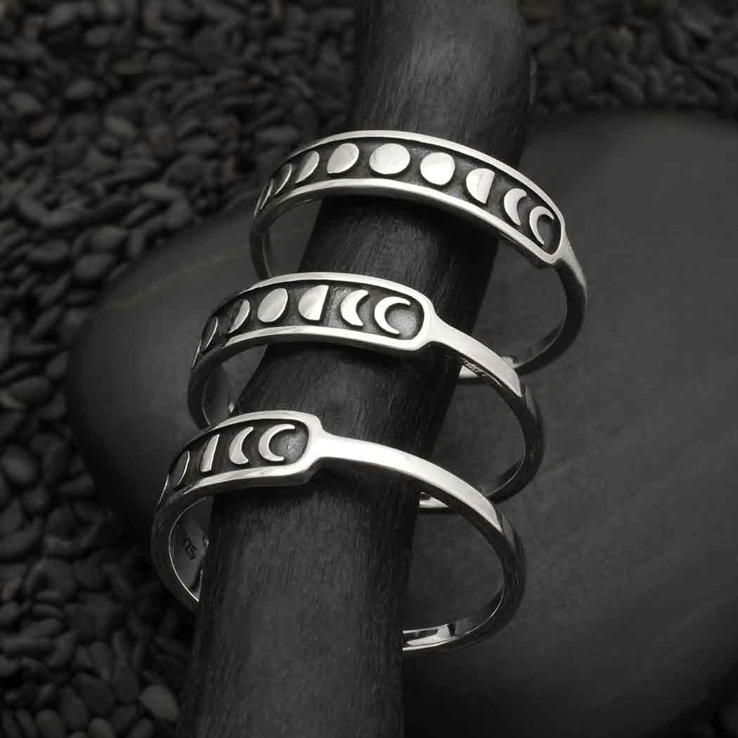 Bronze Moon Phases Ring: Bronze / 7