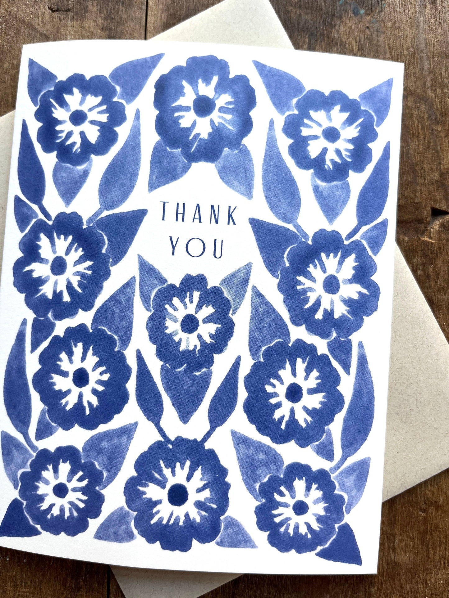 "Thank You," Greeting Card