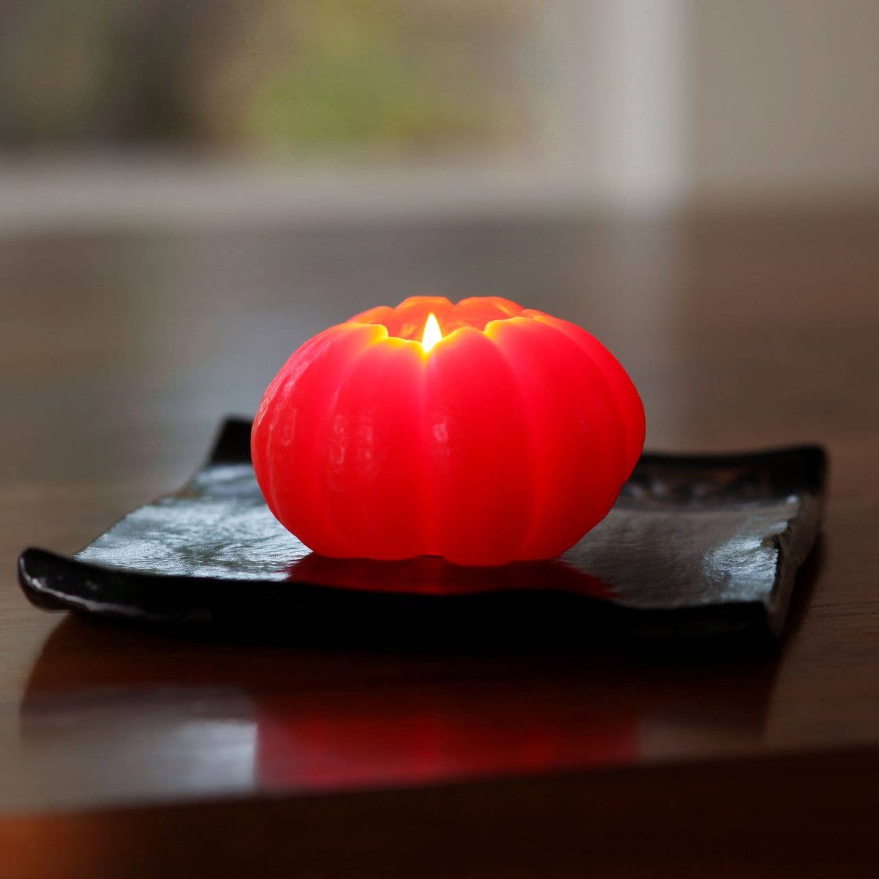 Pumpkin Candles – 100% Pure Beeswax – 3 Sizes Available: Large (4" x 3")