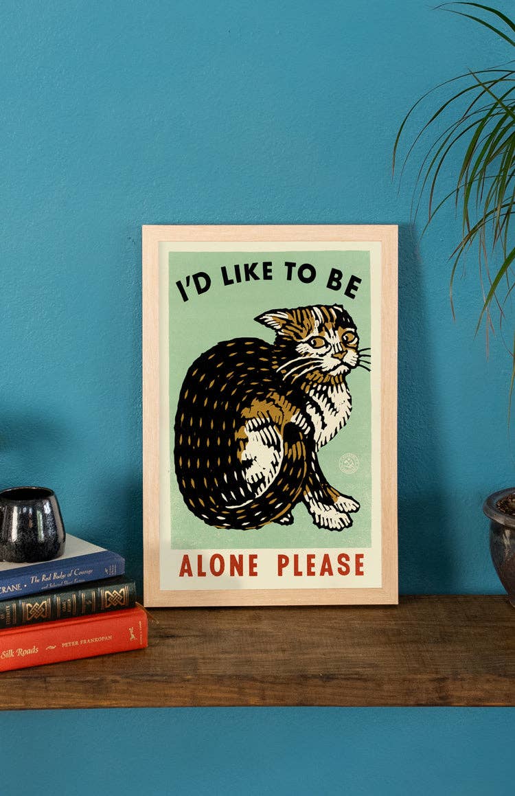 Alone Please Print: 11"x17"
