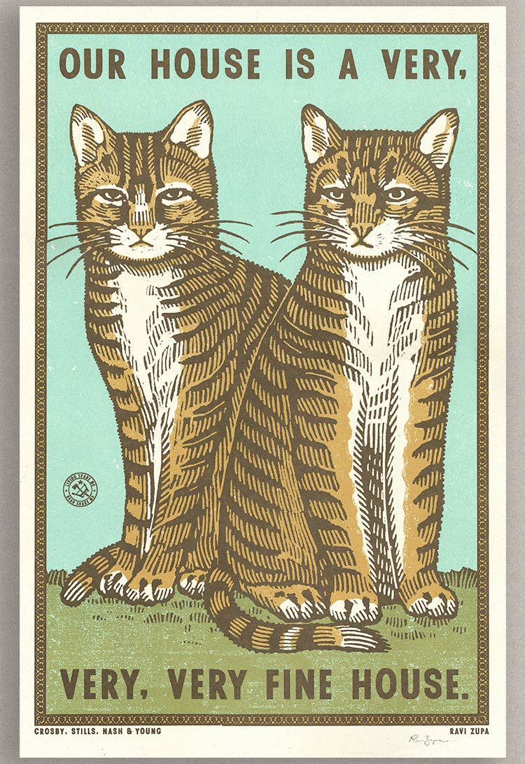 Very Fine House Print: 11"x17"