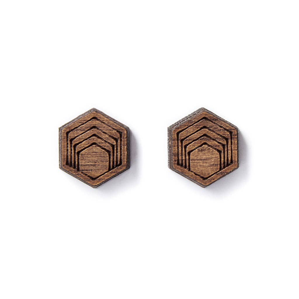 Hex Studs - More Colors: Teal