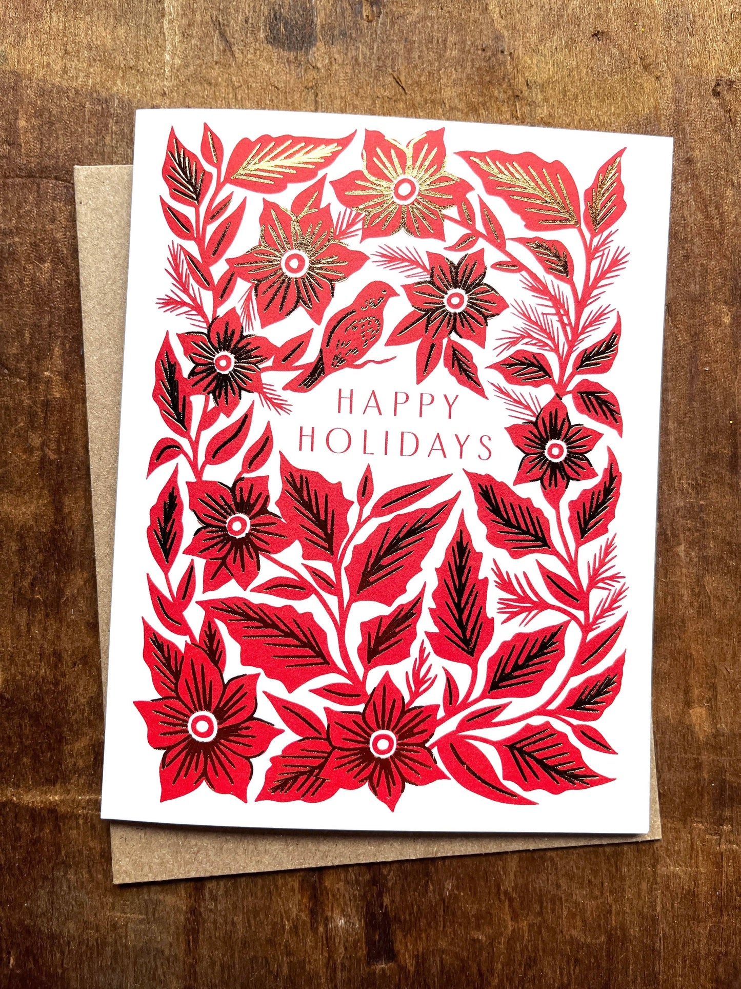 "Happy Holidays," Greeting Card: Box of Six